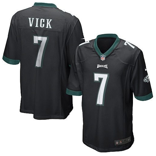 Men's Philadelphia Eagles #7 Michael Vick Black Vapor Untouchable Limited Stitched Jersey